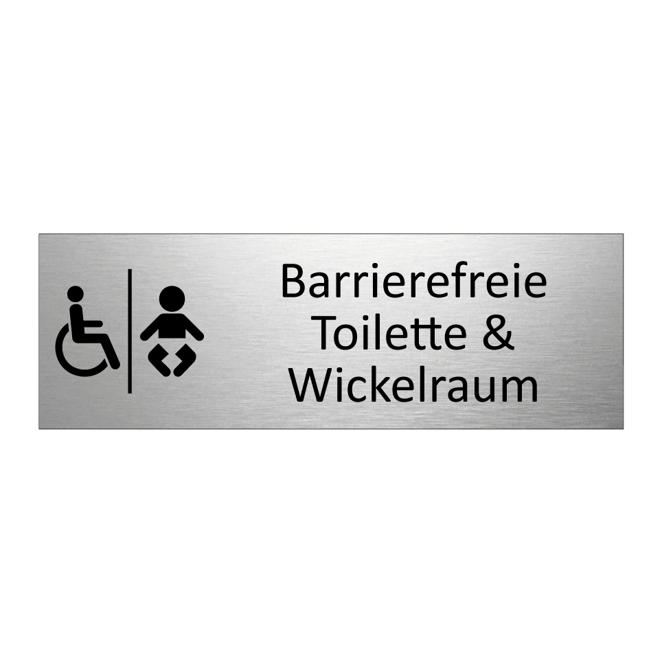 Barrierefreie Toilette & Wickelraum