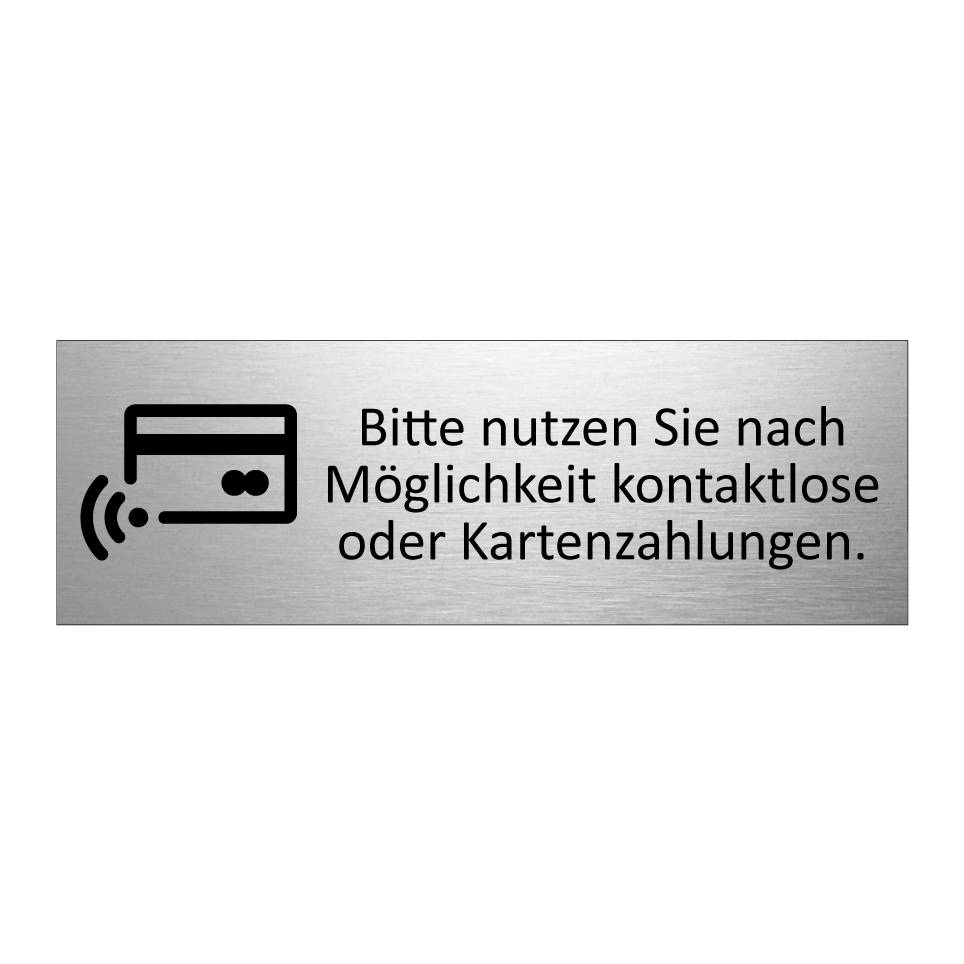 Bitte nutzen Sie nach Möglichkeit kontaktlose oder Kartenzahlungen.