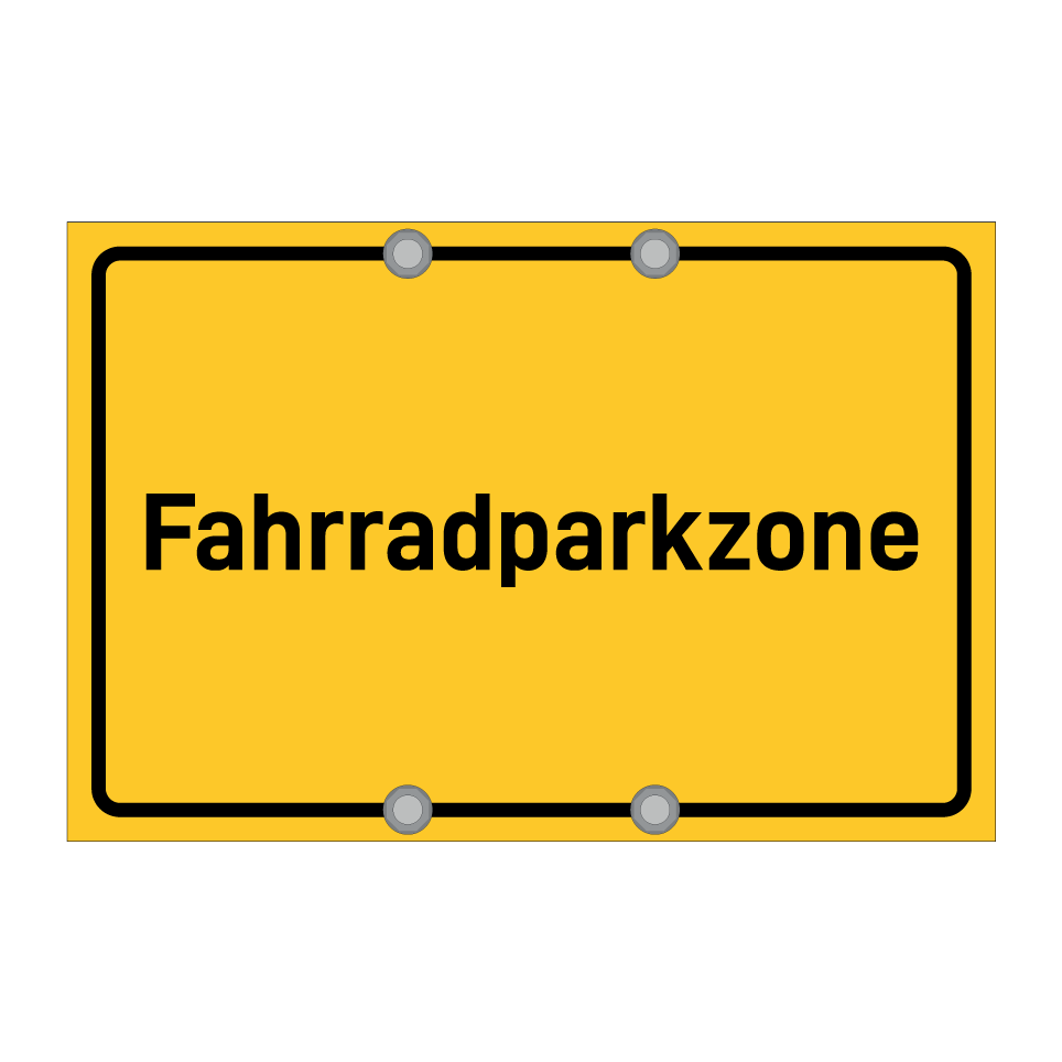 Fahrradparkzone