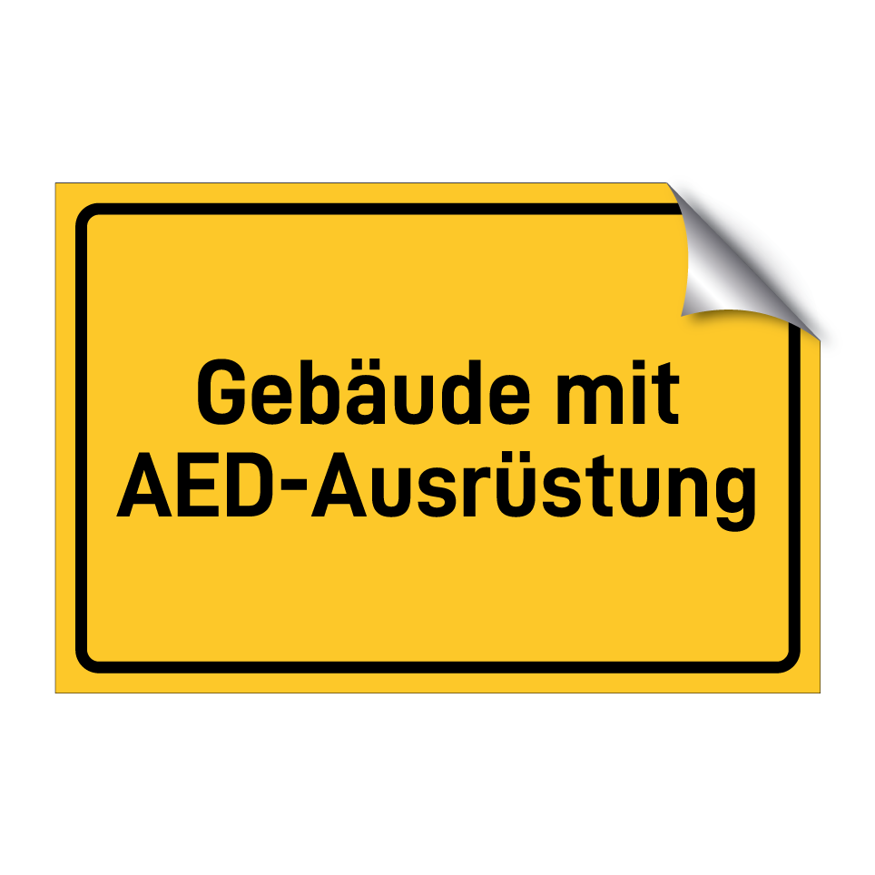 Gebäude mit AED-Ausrüstung