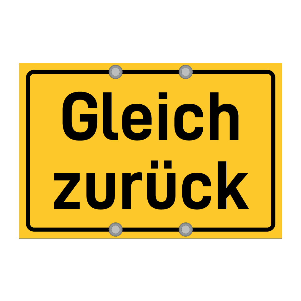 Gleich zurück