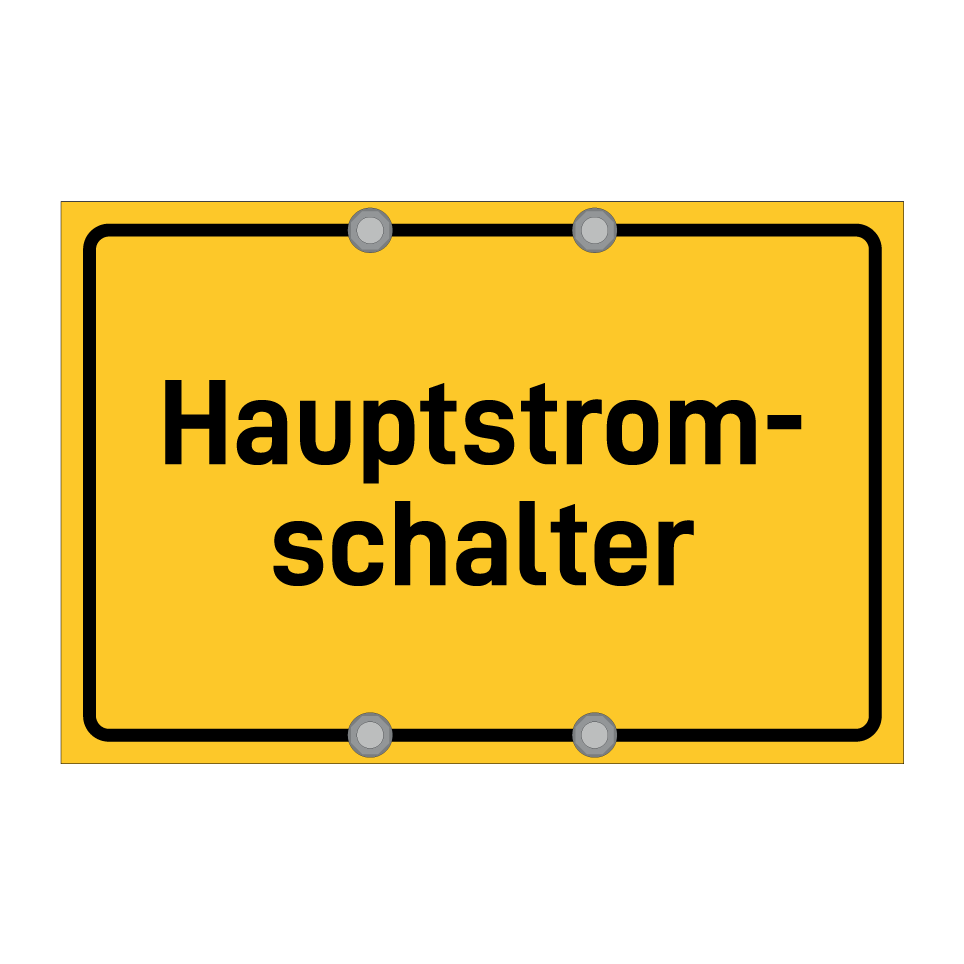 Hauptstrom- schalter