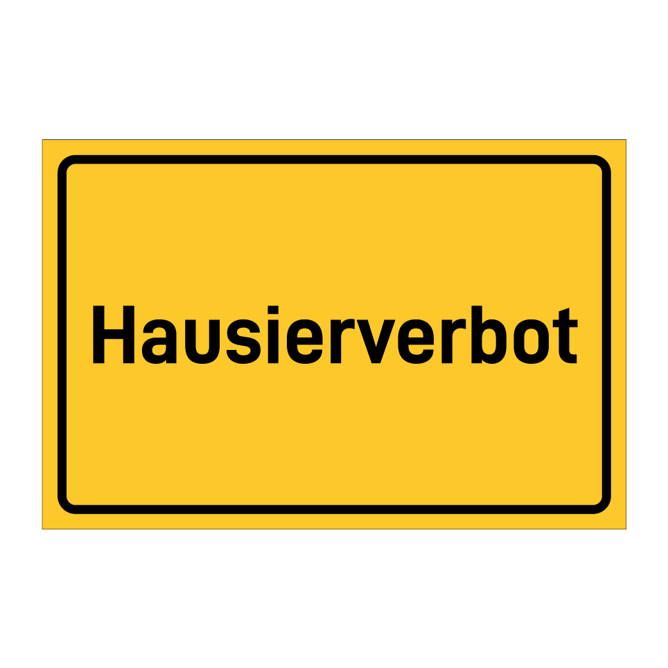 Hausierverbot