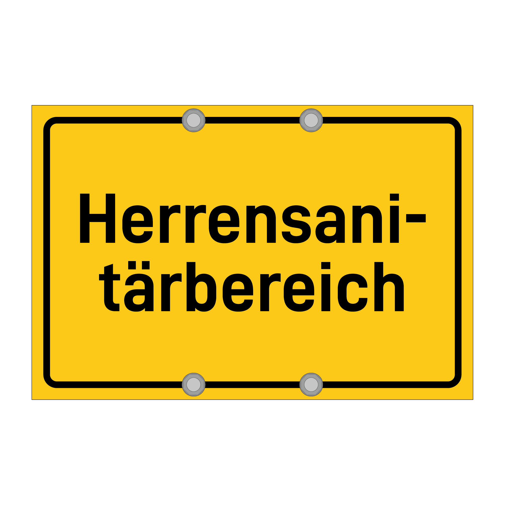 Herrensanitärbereich
