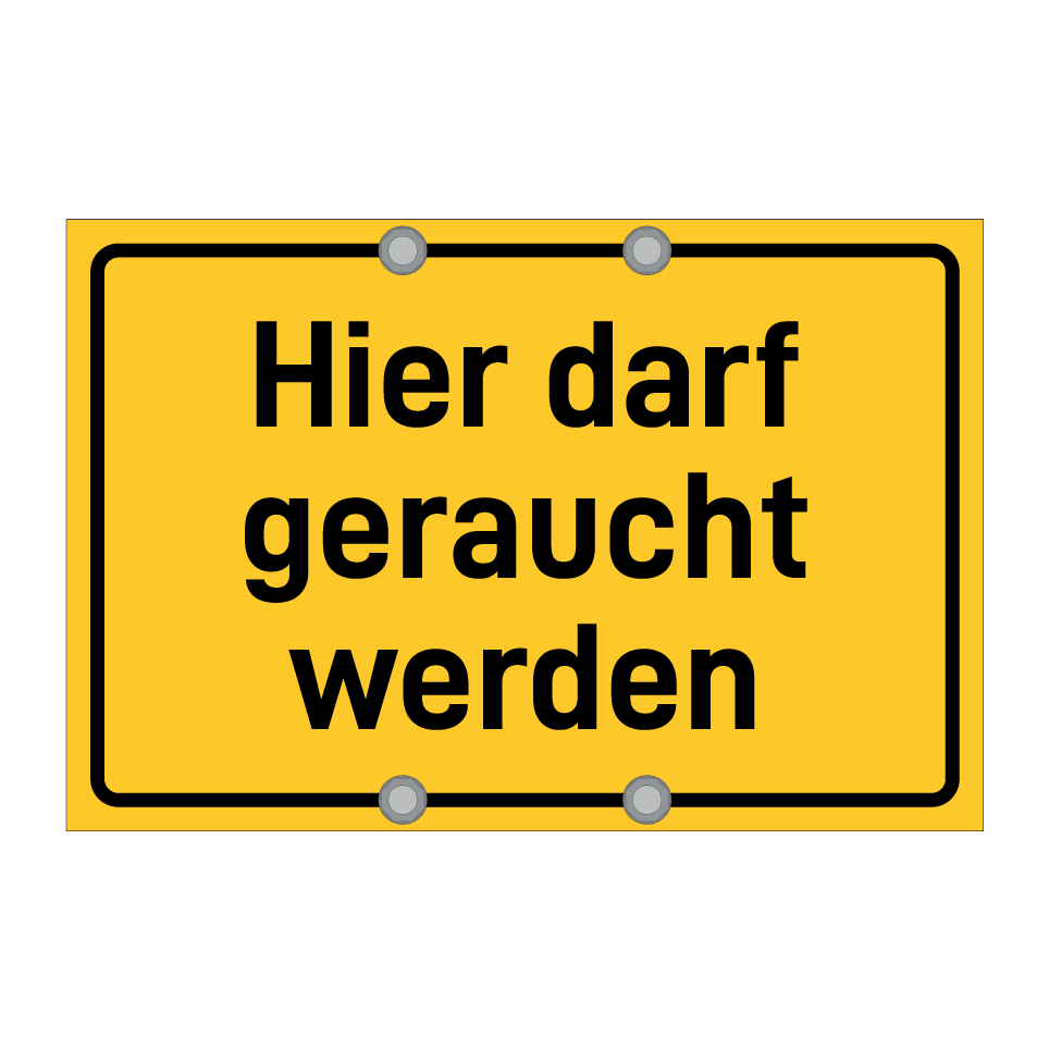 Hier darf geraucht werden