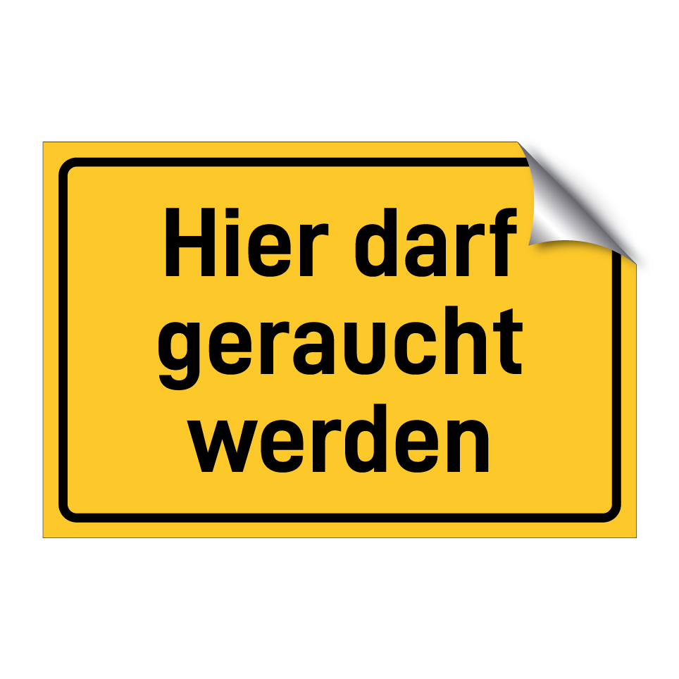 Hier darf geraucht werden