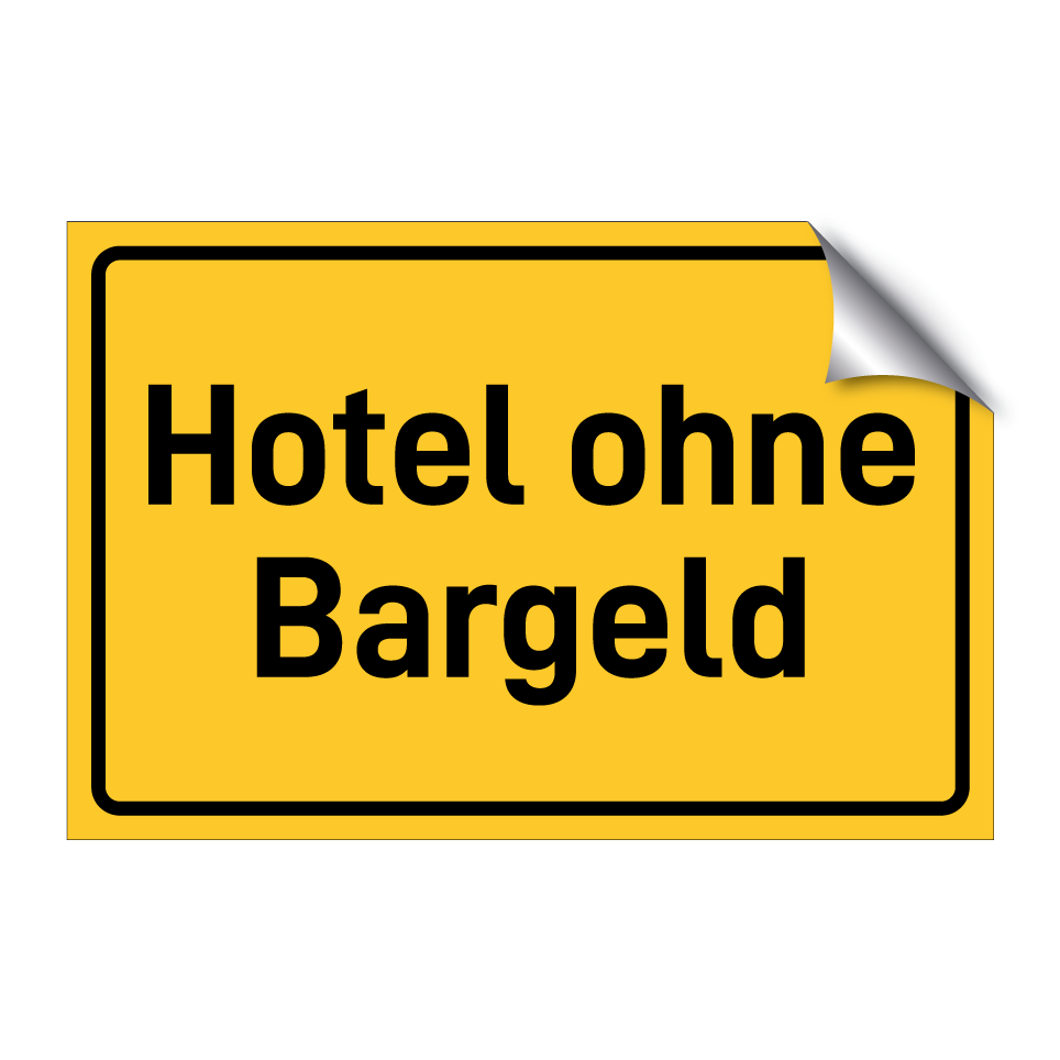 Hotel ohne Bargeld