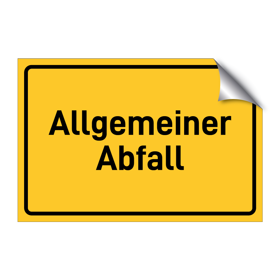 Allgemeiner Abfall