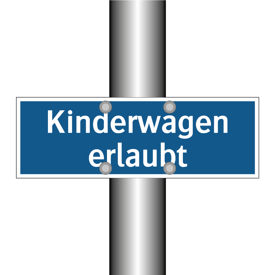 Kinderwagen erlaubt