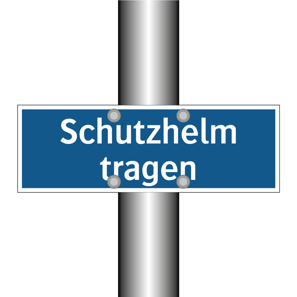 Schutzhelm tragen