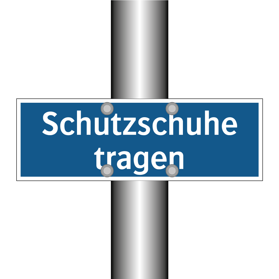 Schutzschuhe tragen
