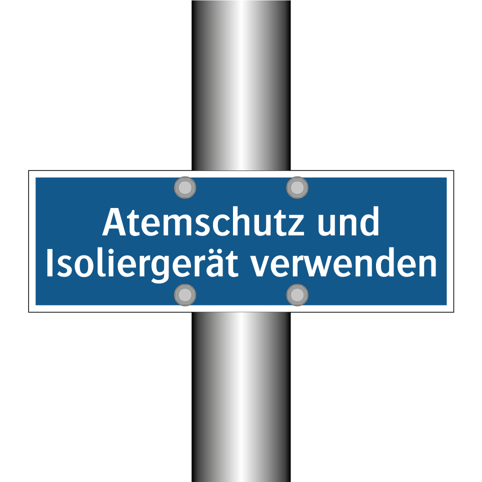 Atemschutz und Isoliergerät verwenden
