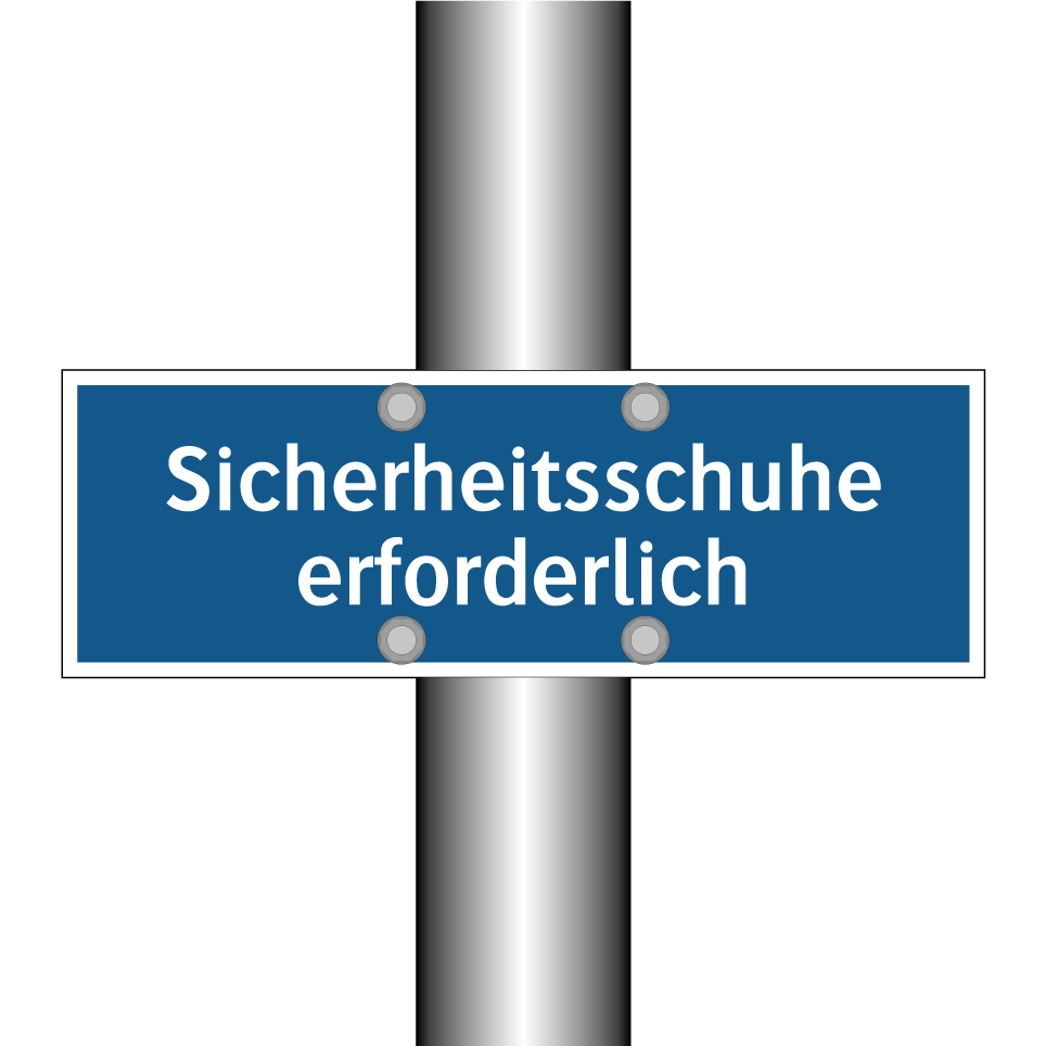 Sicherheitsschuhe erforderlich
