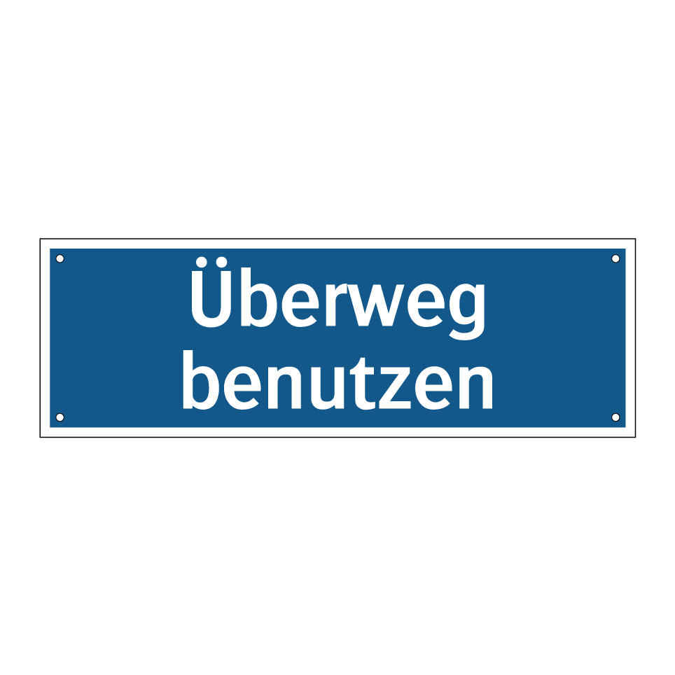 Überweg benutzen