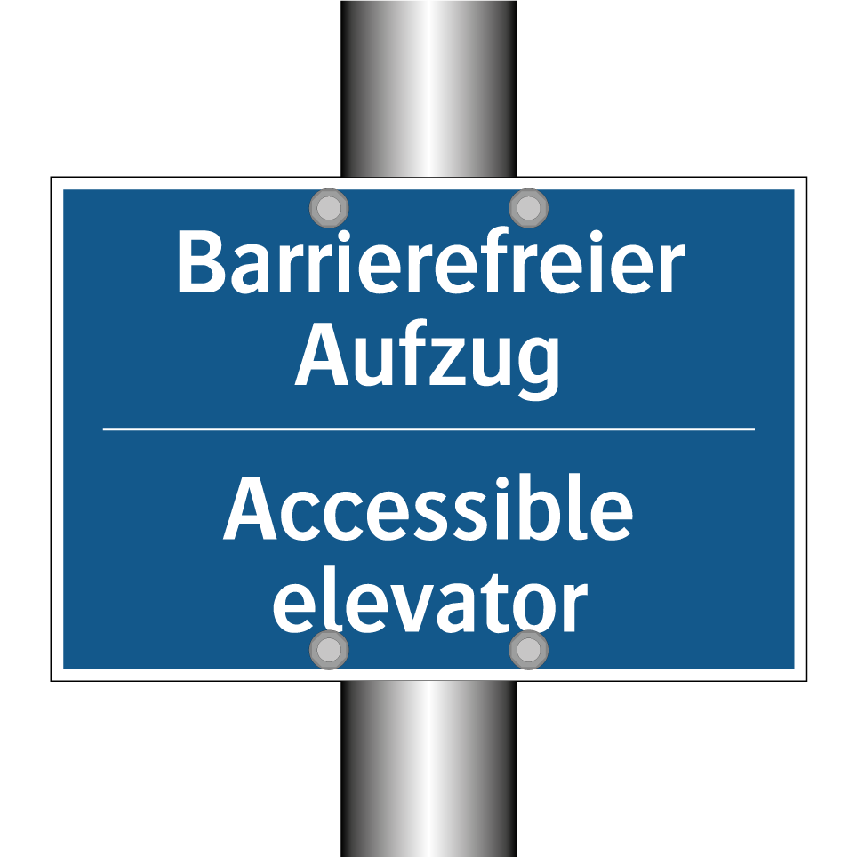 Barrierefreier Aufzug - Accessible elevator
