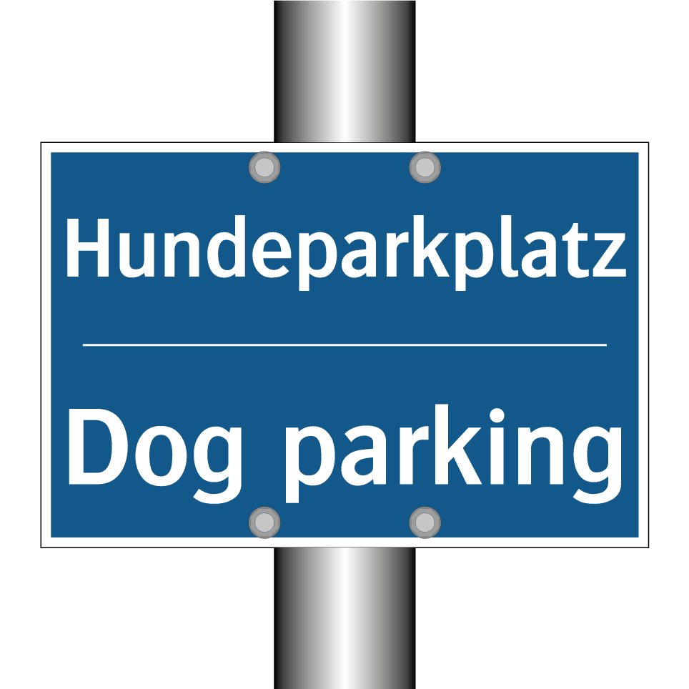 Hundeparkplatz - Dog parking