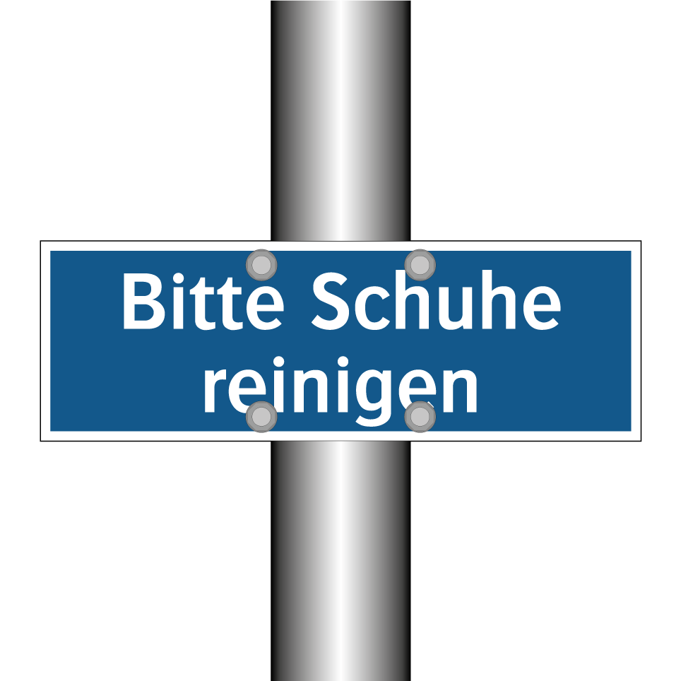 Bitte Schuhe reinigen