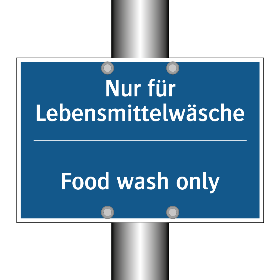 Nur für Lebensmittelwäsche - Food wash only