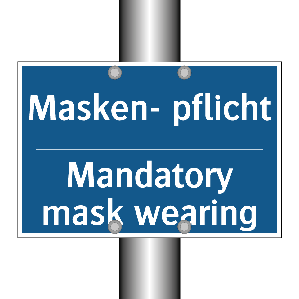 Masken- pflicht - Mandatory mask wearing