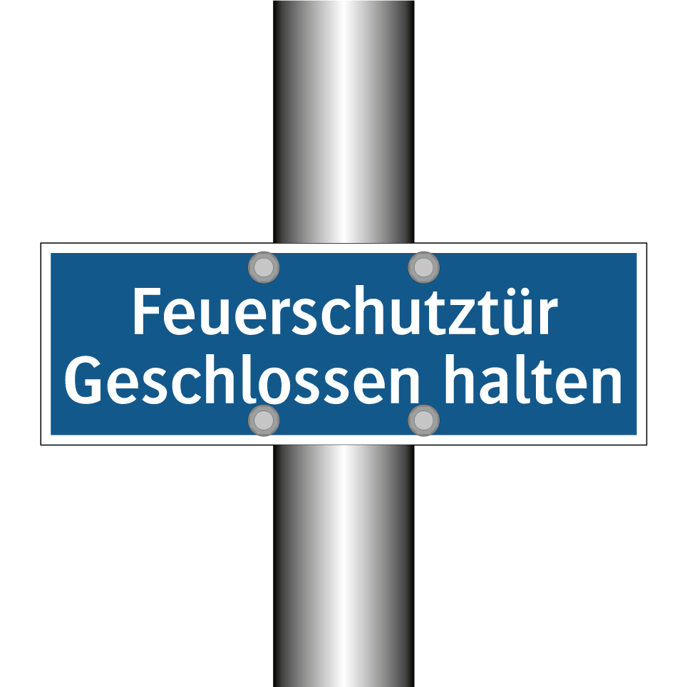 Feuerschutztür Geschlossen halten