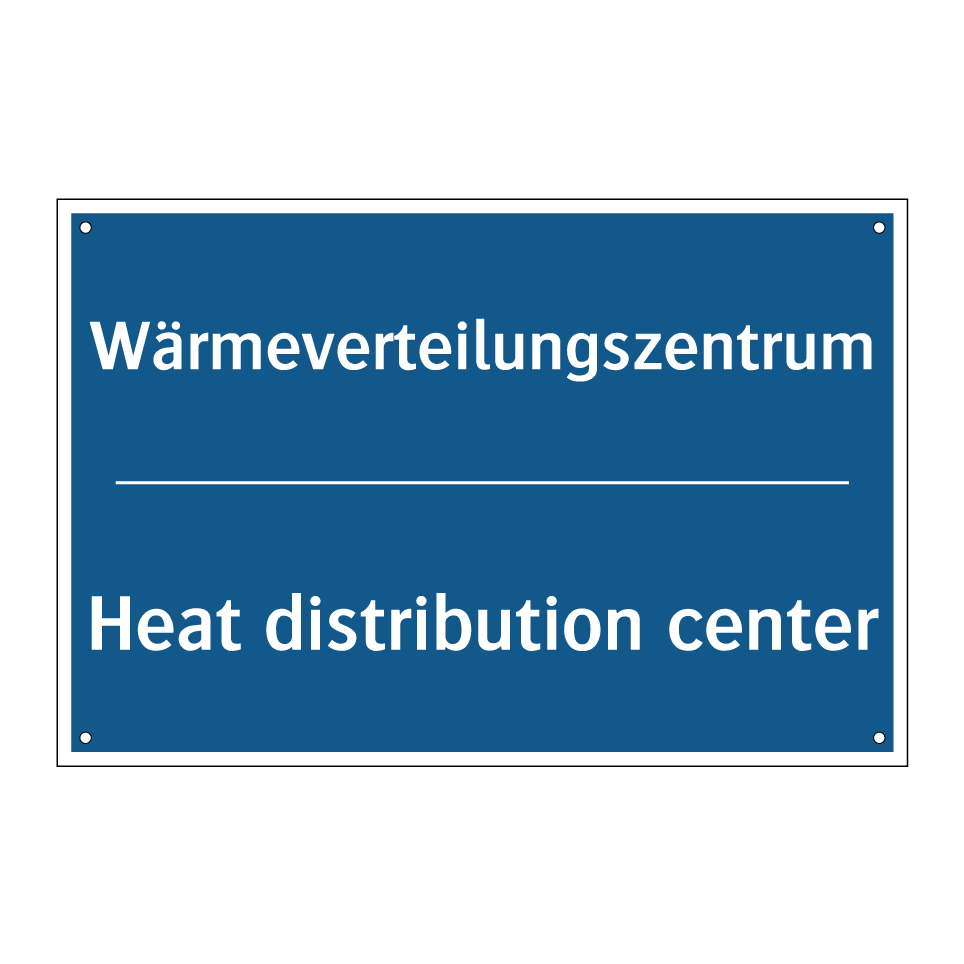 Wärmeverteilungszentrum - Heat distribution center