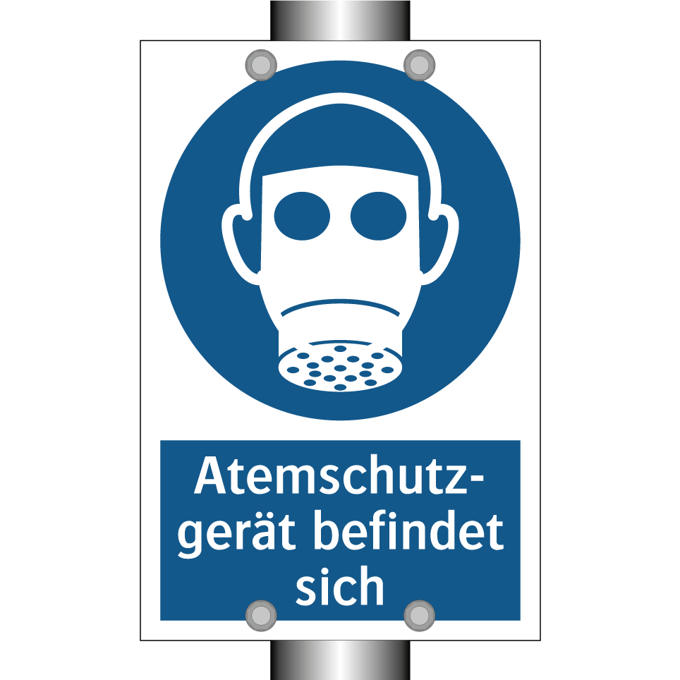 Atemschutz- gerät befindet sich
