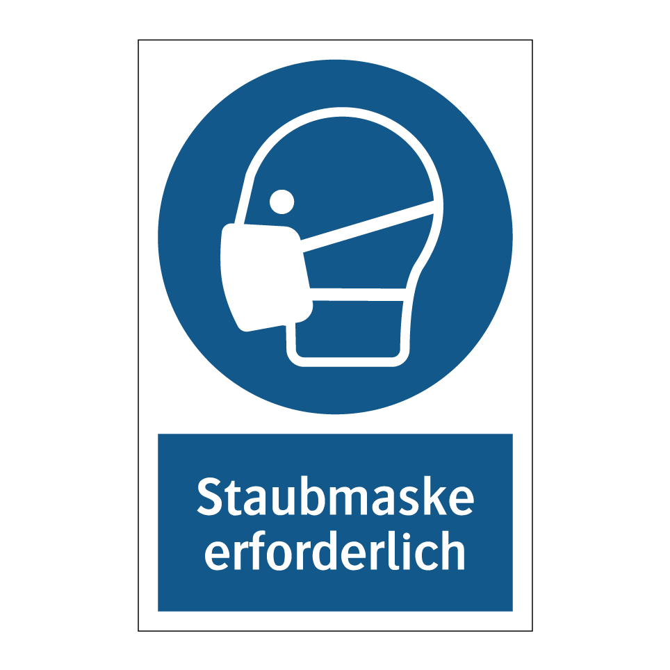 Staubmaske erforderlich