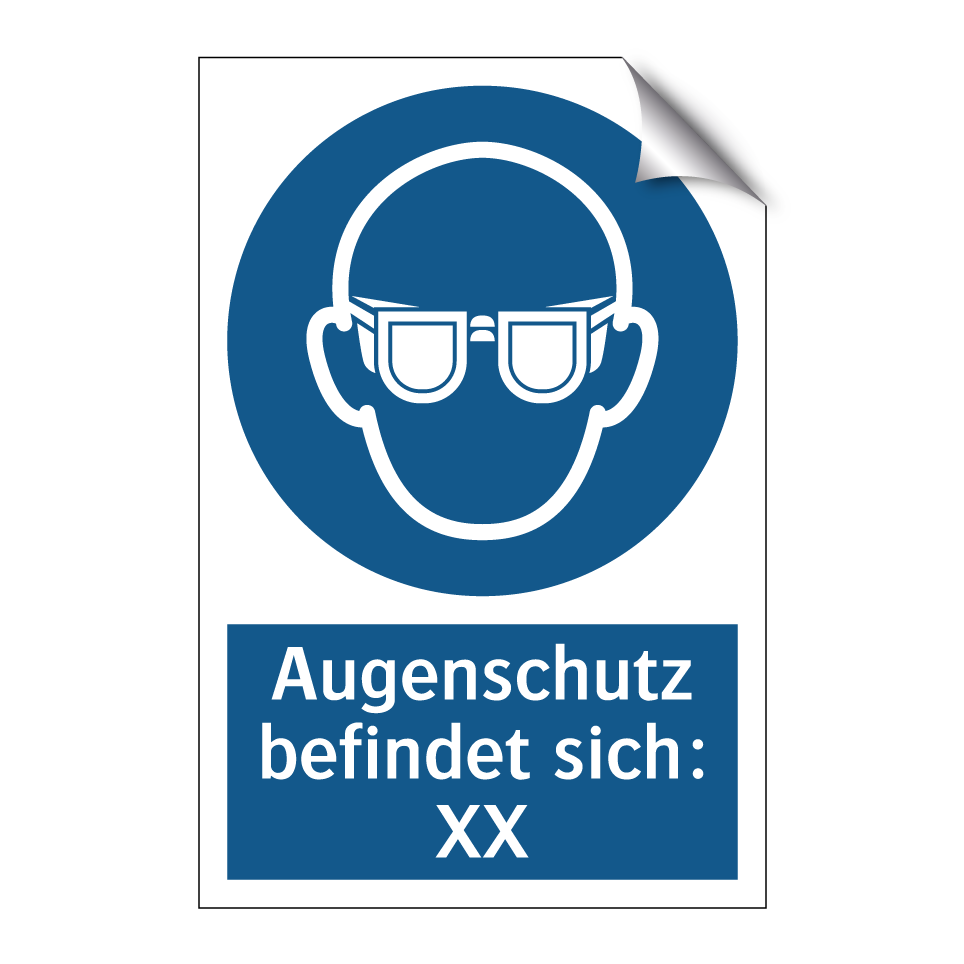 Augenschutz befindet sich: XX