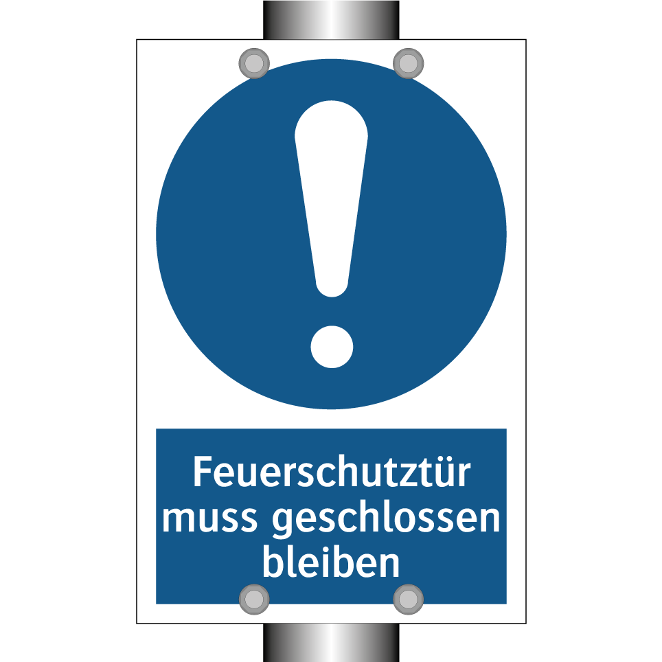 Feuerschutztür muss geschlossen bleiben