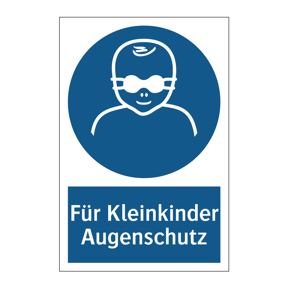 Für Kleinkinder Augenschutz