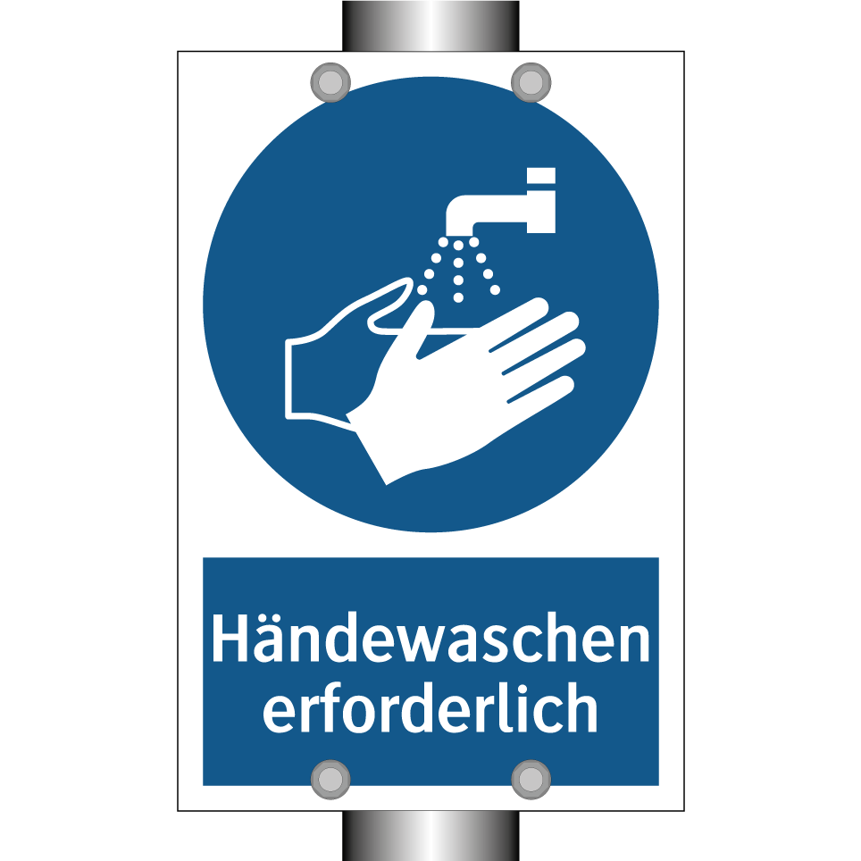 Händewaschen erforderlich