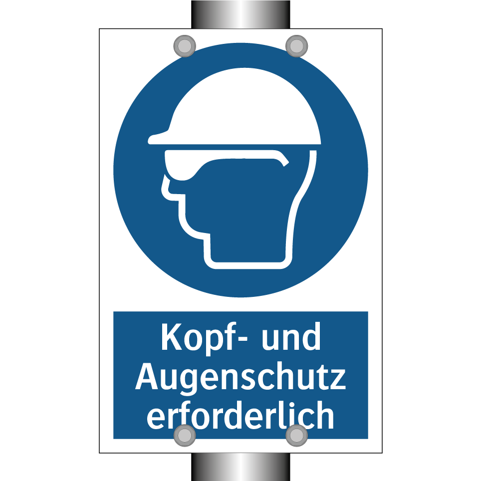 Kopf- und Augenschutz erforderlich
