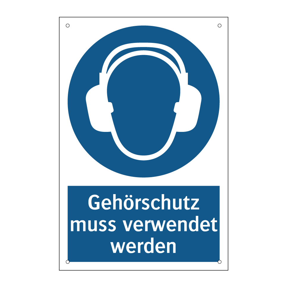 Gehörschutz muss verwendet werden