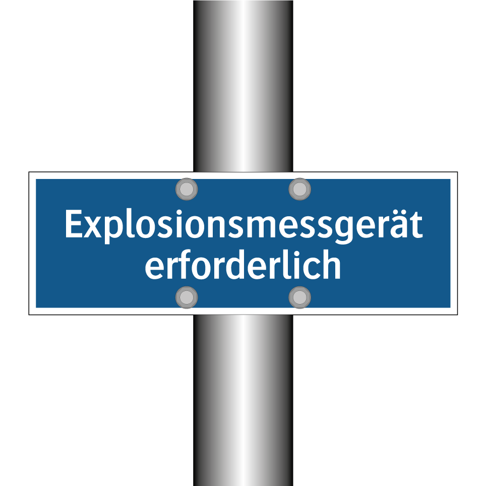 Explosionsmessgerät erforderlich