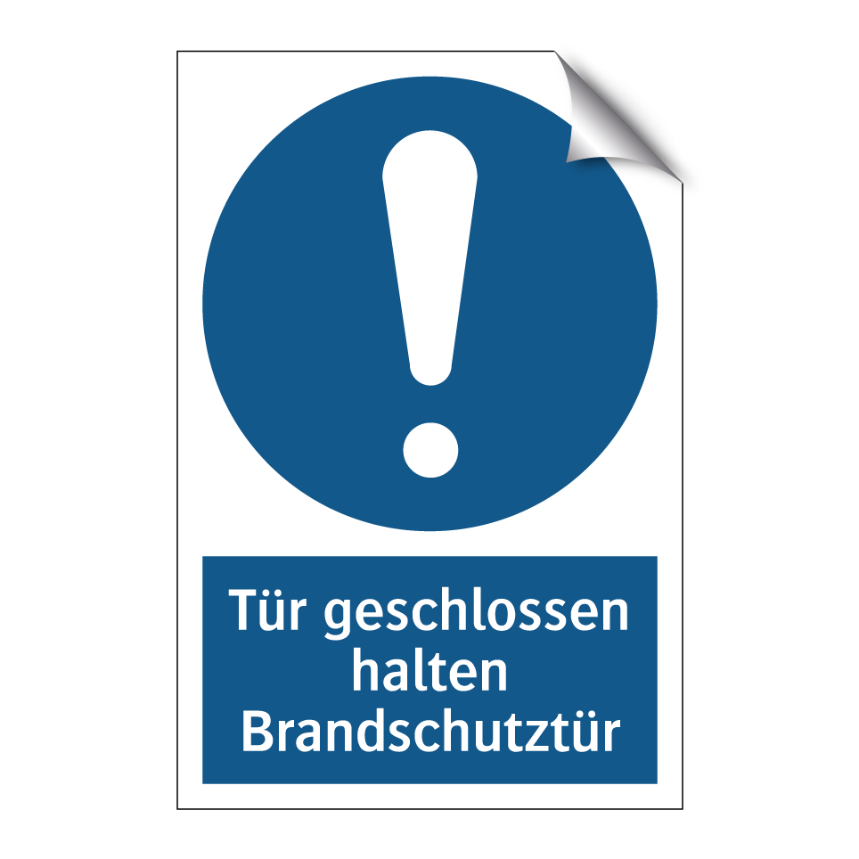 Tür geschlossen halten Brandschutztür