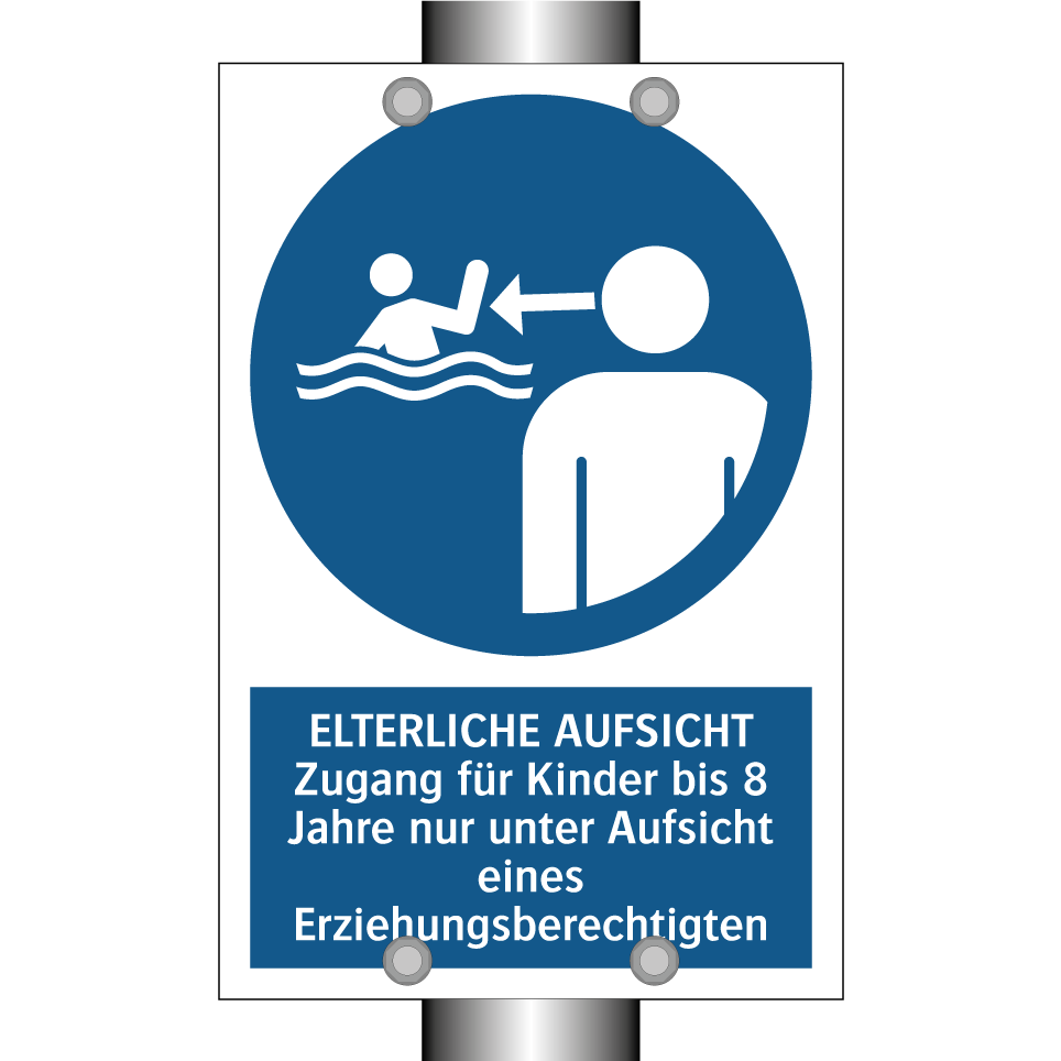 ELTERLICHE AUFSICHT Zugang für Kinder bis 8 Jahre nur unter Aufsicht eines Erziehungsberechtigten
