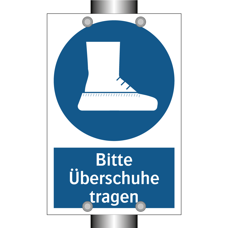 Bitte Überschuhe tragen