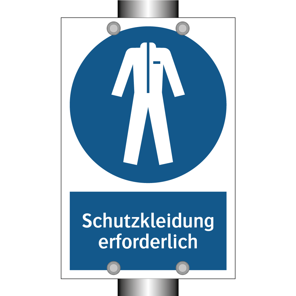 Schutzkleidung erforderlich