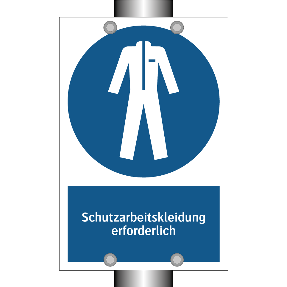Schutzarbeitskleidung erforderlich