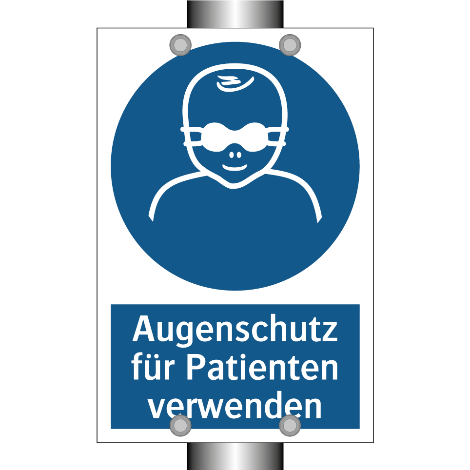 Augenschutz für Patienten verwenden
