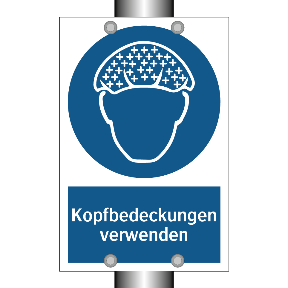 Kopfbedeckungen verwenden