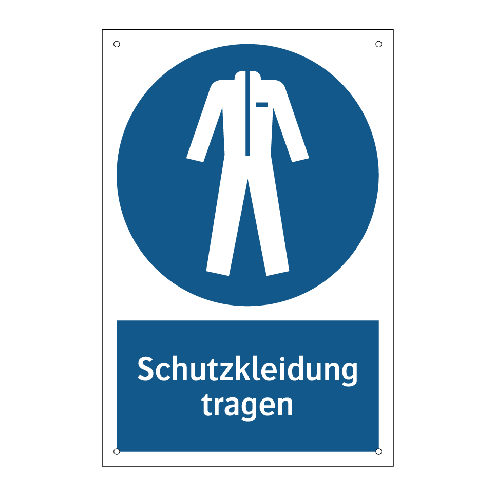 Schutzkleidung tragen