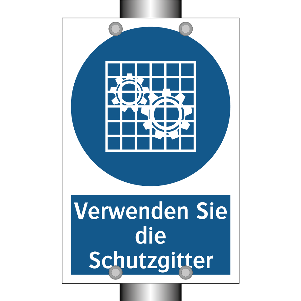 Verwenden Sie die Schutzgitter