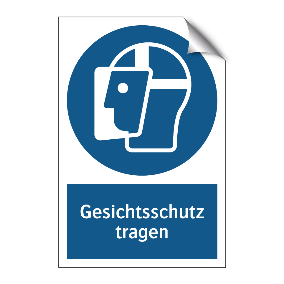 Gesichtsschutz tragen
