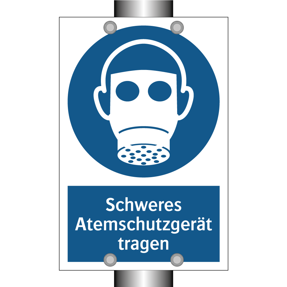 Schweres Atemschutzgerät tragen