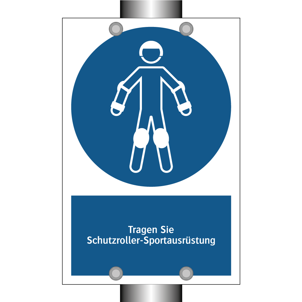 Tragen Sie Schutzroller-Sportausrüstung