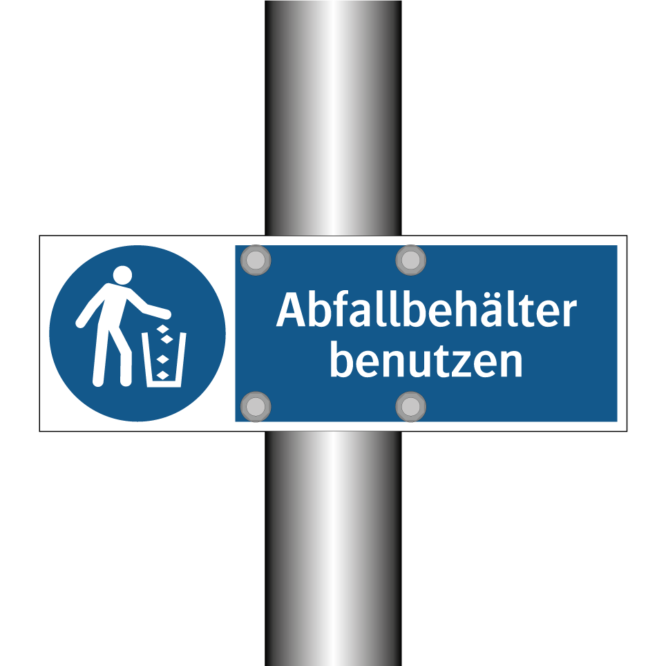 Abfallbehälter benutzen
