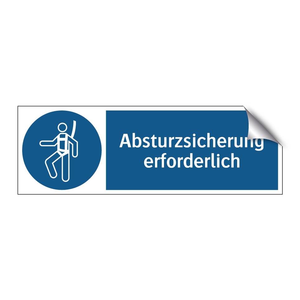 Absturzsicherung erforderlich