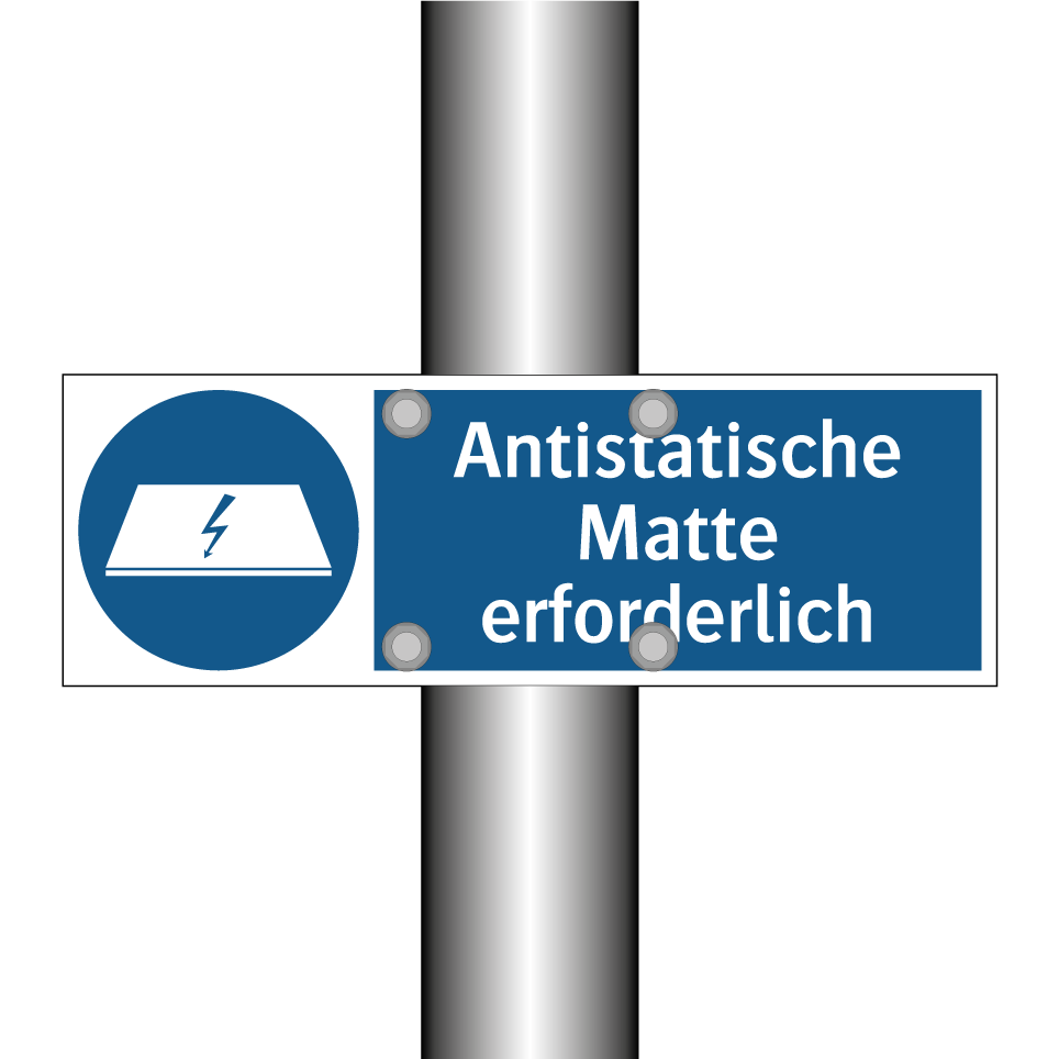 Antistatische Matte erforderlich