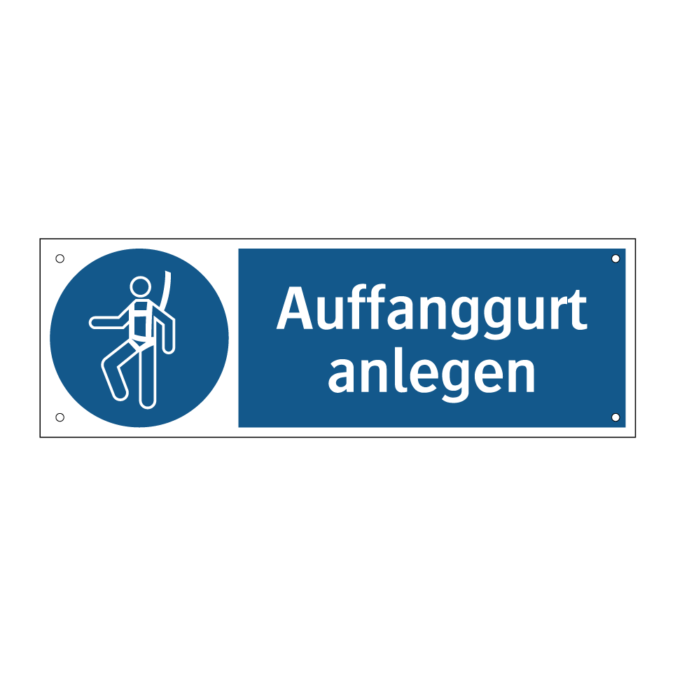 Auffanggurt anlegen